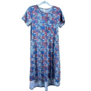 NWT Lularoe XS Carly Dress - Black and White Triangles - HTF Unicorn